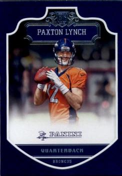 Paxton Lynch Denver Broncos 2016 Panini Football NFL Rookie Card #286